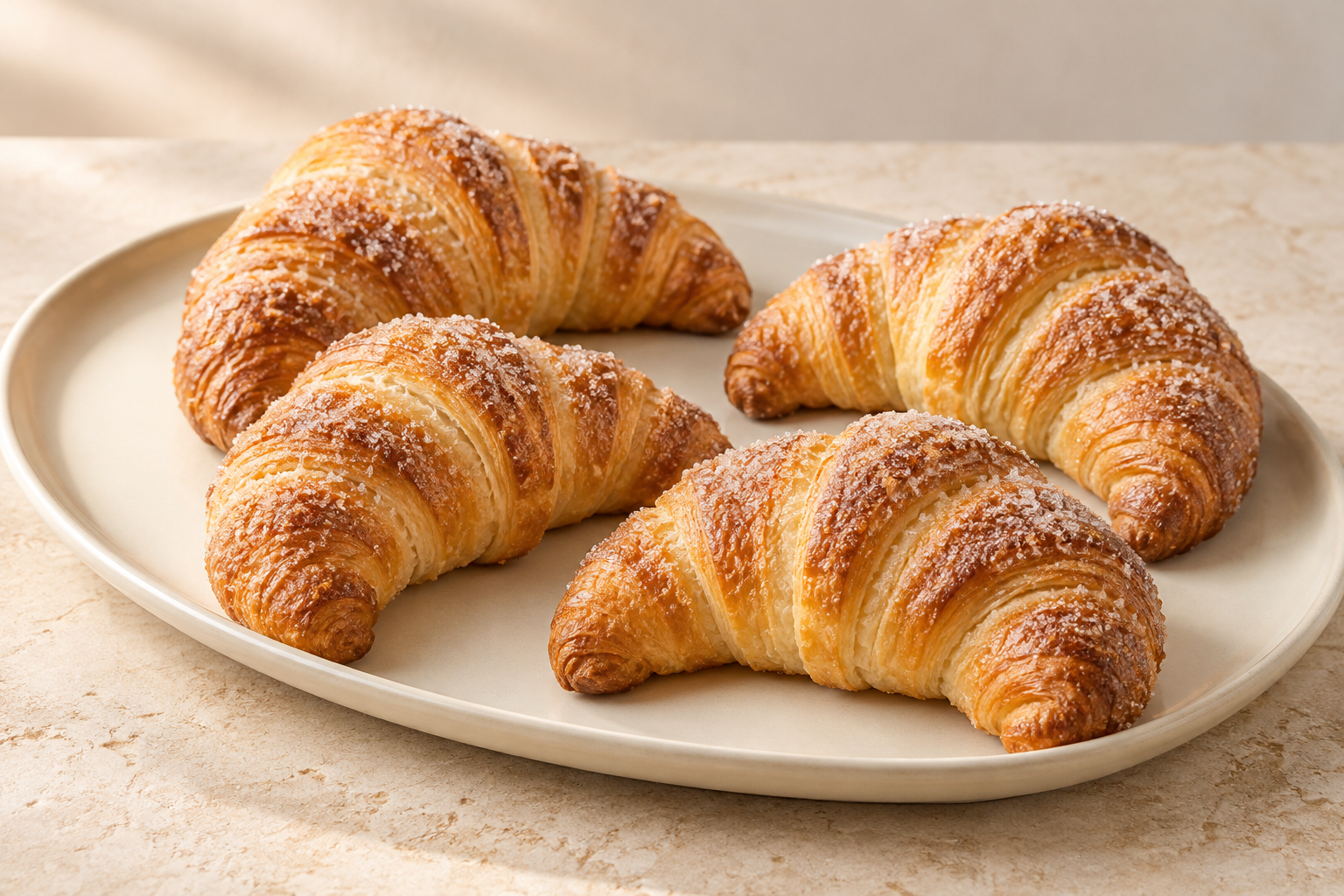 Imatge il·lustrativa de croissants ensucrats