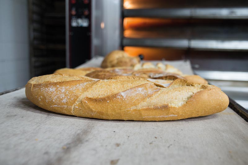 Barres amples a la sortida del forn
